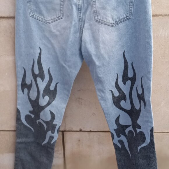 Edikted JEANS Women's Flame Leg NWT XL, High Waist 32" x 30" - Picture 14 of 15